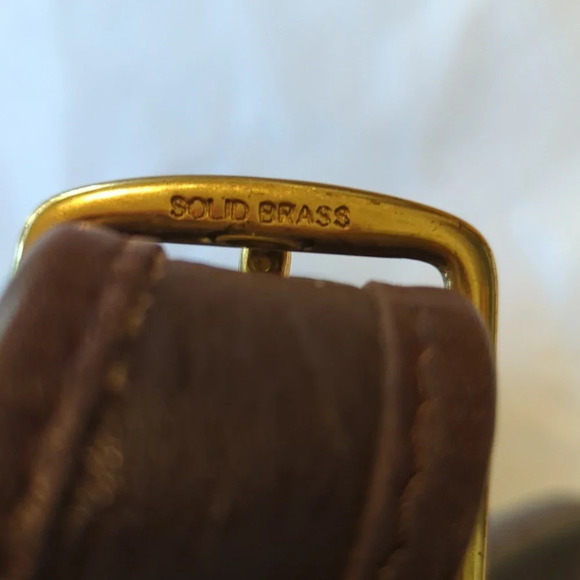 Vintage Coach leather 90's Patricia Legacy brown saddle Bag - Picture 10 of 13